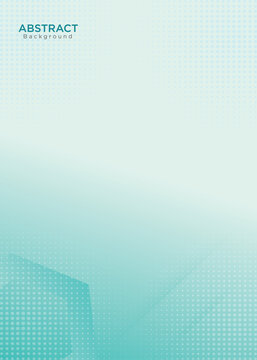Abstract blue background with halftone and white space for text