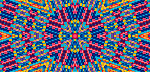 Background with bright colorful abstract pattern