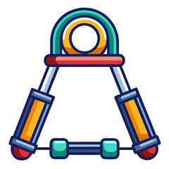 vector illustration of a toy car