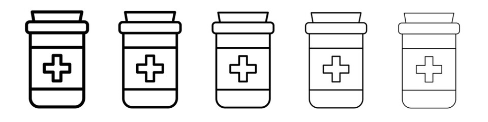 pills icon Flat design on isolated background