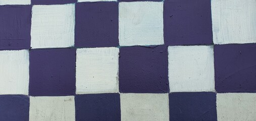 checkered floor tiles