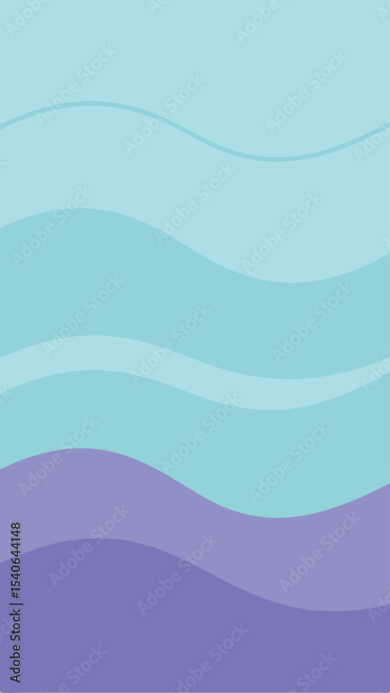 Poster abstract wavy gradient design with transparent background for various creative projects