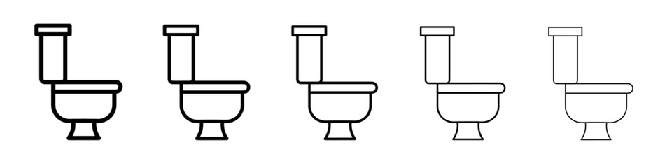 Rest room icon Flat design on isolated background