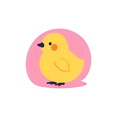 Cute Chick Illustration: Perfect for Easter & Spring Designs