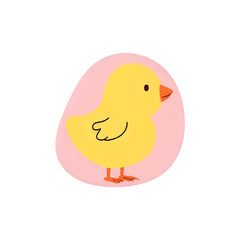Cute Chick Illustration: Perfect for Spring Designs & Easter Projects