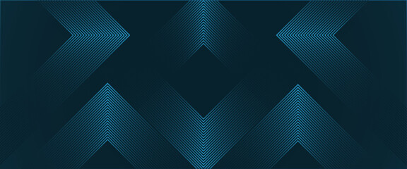 Obraz premium Directional pattern background – Modern directed vector design – Gradient arrow background for poster banner decoration seminar festival futuristic – Arrow shape background design