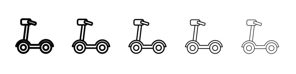 scooter icon Flat design on isolated background