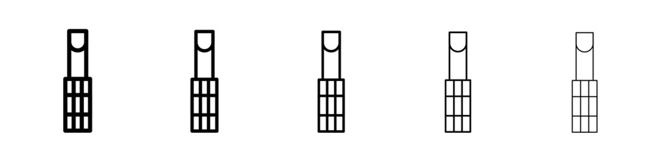 screw driver bit icon Flat design on isolated background