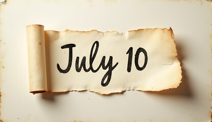 old paper with burnt edges