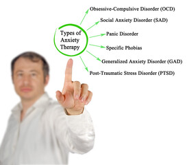 Six Types of Anxiety Therapy © Dmitry
