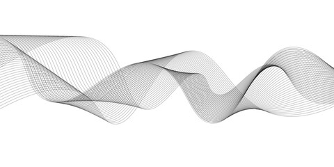 modern abstract background with flowing wave lines in varying shades of gray, smooth and elegant curves, minimalistic style, soft gradients, futuristic and clean design, high resolution