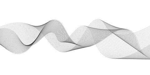 modern abstract background with flowing wave lines in varying shades of gray, smooth and elegant curves, minimalistic style, soft gradients, futuristic and clean design, high resolution