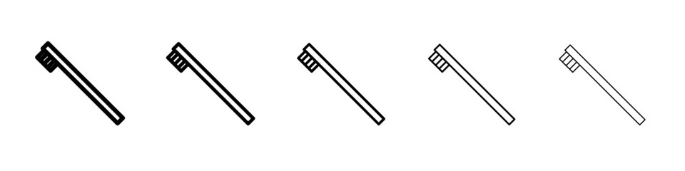 tooth brush icon Flat design on isolated background