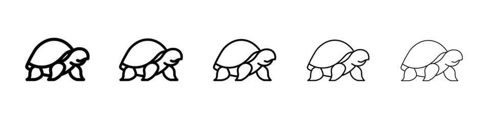 turtle icon Flat design on isolated background
