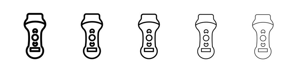 Ultrasound device icon Flat design on isolated background