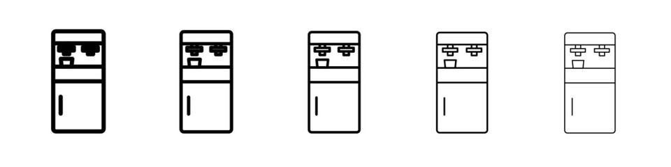 Water dispenser icon Flat design on isolated background