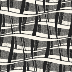 Monochrome Grain Curved Mesh Pattern