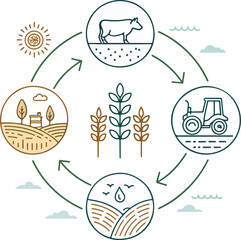 set of cartoon monsters