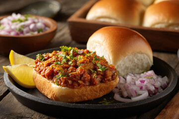 Pav Bhaji with Buttered Buns &ndash; Indian Street Food