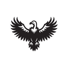 vulture vector silhouette clip art logo design illustration. collection of friend of environment. vulture sets.