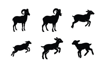 sheep silhouette bundle design