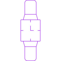 Watch icon single icon vector illustration