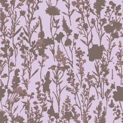 Floral seamless pattern with big flowers and Vector illustration.seamless floral watercolor pattern with garden pink, flowers roses, leaves, branches. Botanic tile, background.