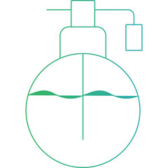 Perfume icon single icon vector illustration