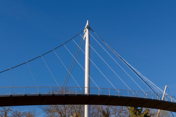 Balkon zum Meer, Brücke vom Sassnitz Rundweg am Hafen, Sassnitz, Rügen, Mecklenburg-Vorpommern, Deutschland