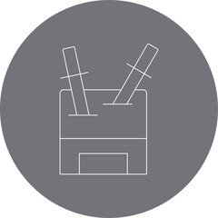 Box icon single icon vector illustration