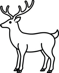 deer vector illustration
