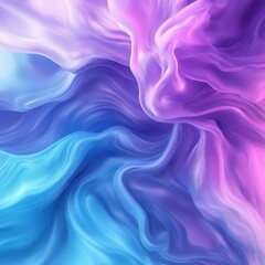 Obraz premium Colorful Swirling Abstract Background in Shades of Blue and Purple