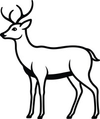 deer vector illustration