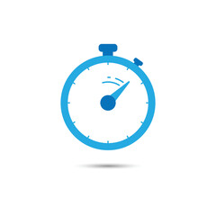 Stopwatch Icon Vector Design.