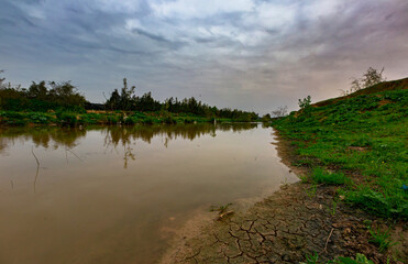 Natural photo of Gaza valley during winter.