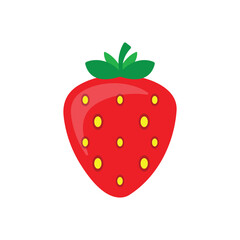 Strawberry Icon Vector Design.