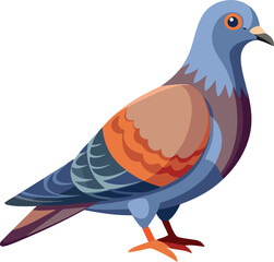 Premium quality Passenger pigeon vector illustration design, Vector of  Passenger pigeon, Modern and colorful vector art of Passenger pigeon