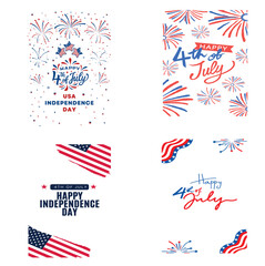4th of july independence day card