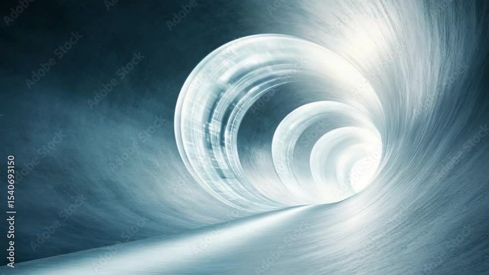 Leinwandbilder swirl of light: an captivating image features a swirling light tunnel with a soft, ethereal glow.