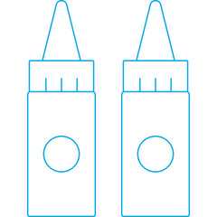 Ampoule icon single icon vector illustration