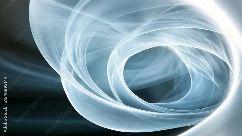 Fototapete abstract energy spirals: captivating swirls of ethereal energy flow gracefully across the canvas. il