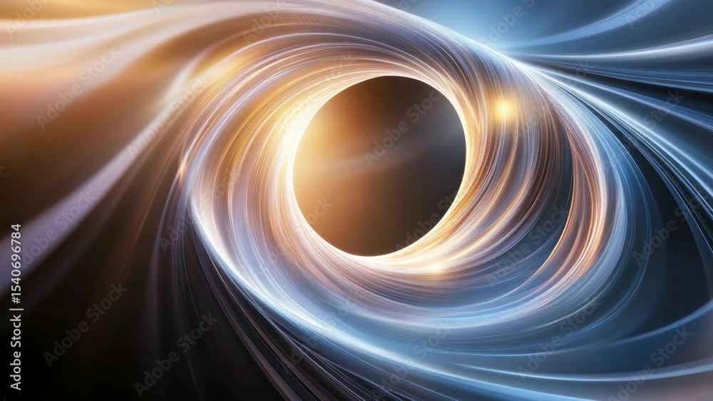 Poster cosmic vortex: abstract swirling vortex of light and energy, evoking a sense of mystery and wonder. 