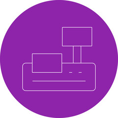 Cash machine icon single icon vector illustration