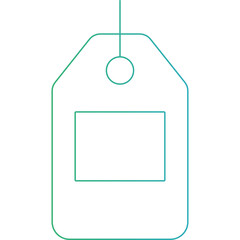Tag icon single icon vector illustration