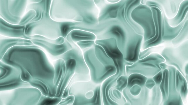 Abstract fluid texture with soft waves and gradients in a serene greenish tone, suitable for backgrounds
