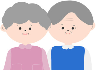 행복한 부부 일러스트