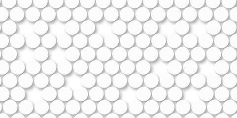 White tiles wall. round marble textures, ball tiles. Top view pavement circle block white texture with seamless patterns floor background. Air Bubble wrap texture background. Textured Background.