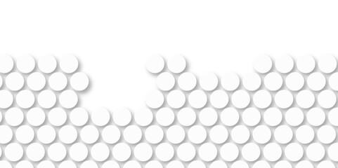 White tiles wall. round marble textures, ball tiles. Top view pavement circle block white texture with seamless patterns floor background. Air Bubble wrap texture background. Textured Background.