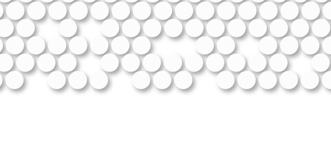 White tiles wall. round marble textures, ball tiles. Top view pavement circle block white texture with seamless patterns floor background. Air Bubble wrap texture background. Textured Background.