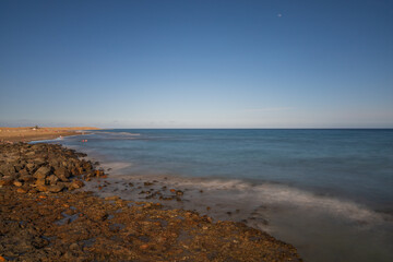 Seascape at Faro de Maspalomas on Gran Canaria, Spain